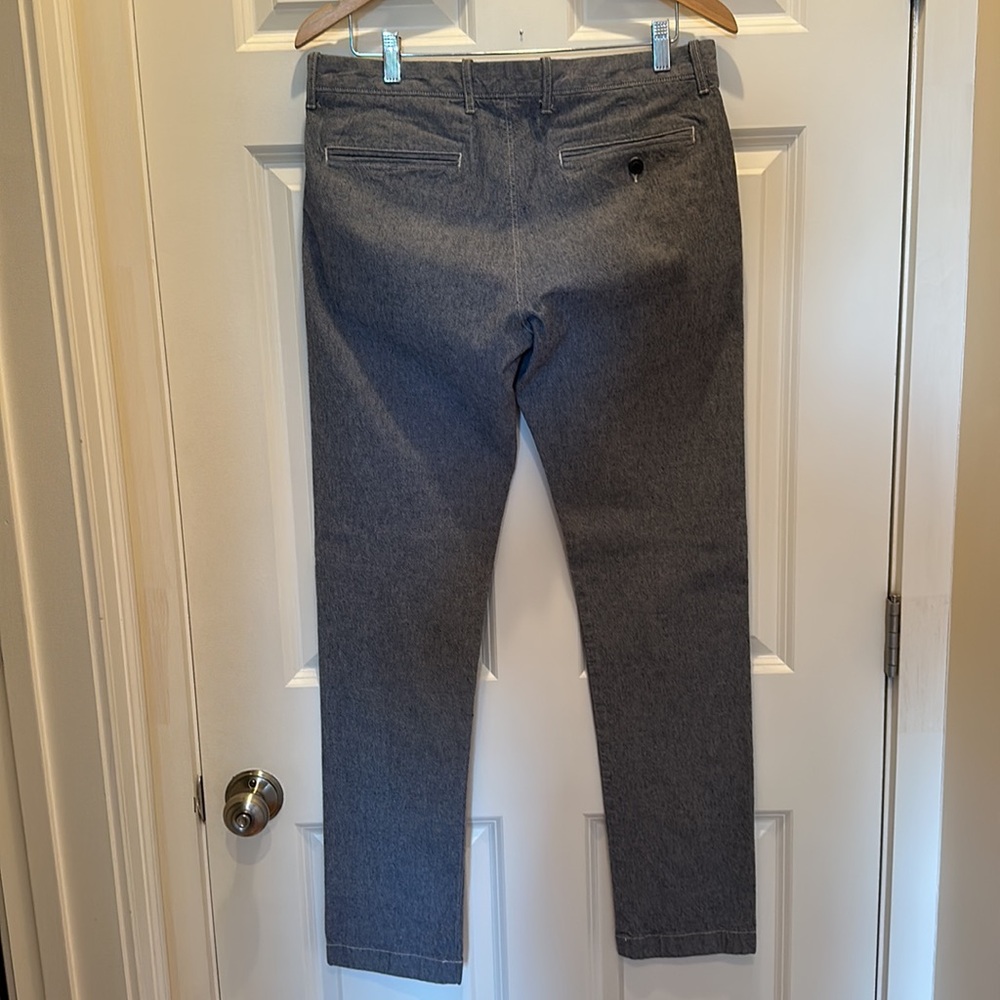 J. Crew Men’s Chino 484 Slim 32 x 34 - Heather Blue - Picture 2 of 2
